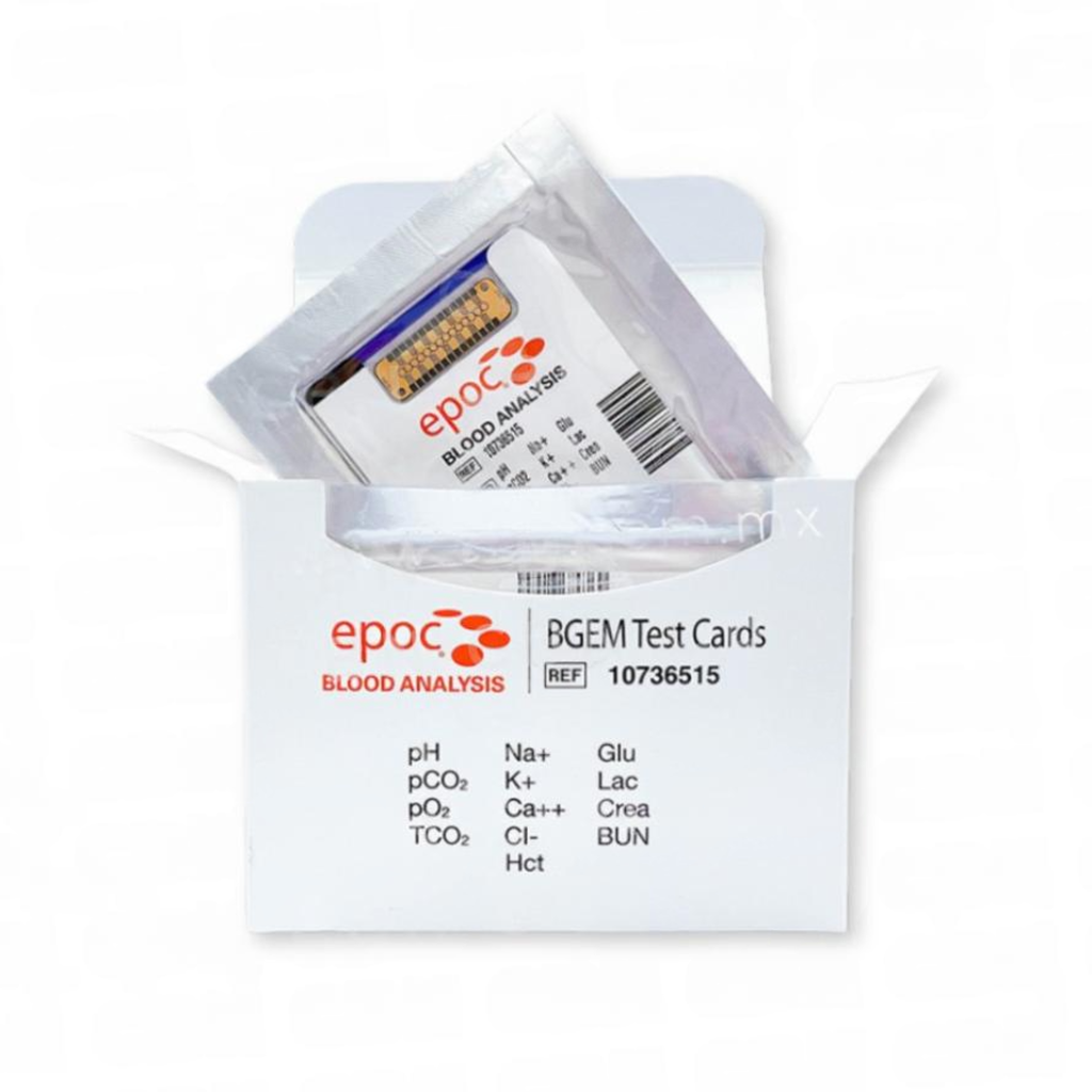 Siemens 10736515 EPOC BGEM BUN Test Cards, PKG/25 Tests