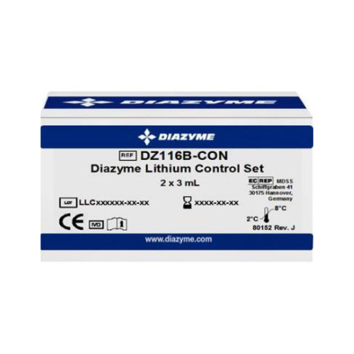 Diazyme Enzymatic Lithium Two Level Control Set