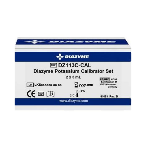 Diazyme Enzymatic Potassium Two Level Calibrator Set