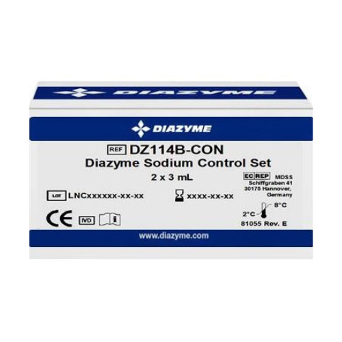 Diazyme Enzymatic Sodium Two Level Control Set