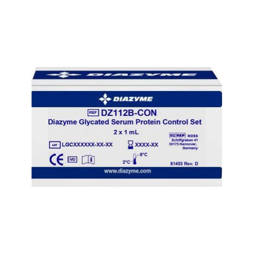 Diazyme Glycated Serum Protein Two Level Control Set