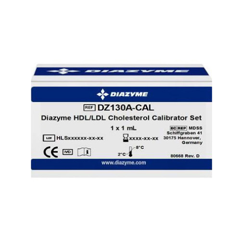Diazyme HDL/LDL Cholesterol Calibrator (lyophilized), Cal: 1 x 1 ml vial
