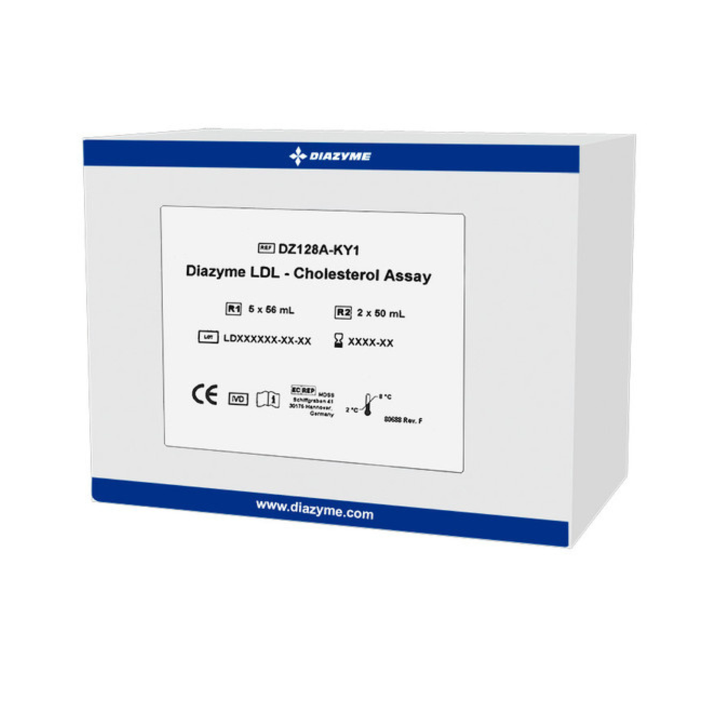 Diazyme LDL-Cholesterol test kit (liquid stable), R1: 5 x 56 ml R2: 2 x 50 ml