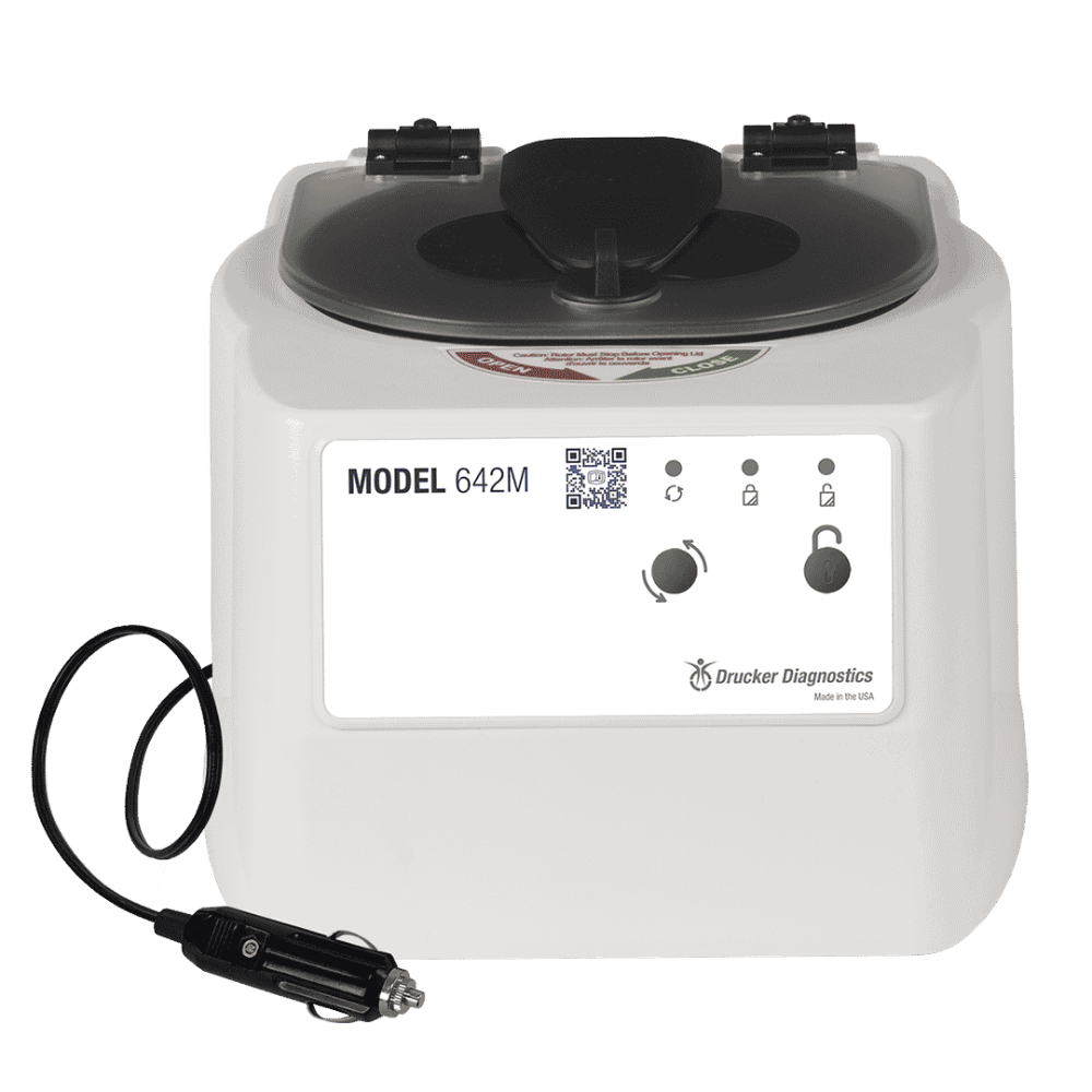 Drucker Diagnostics Model 642M Mobile Centrifuge