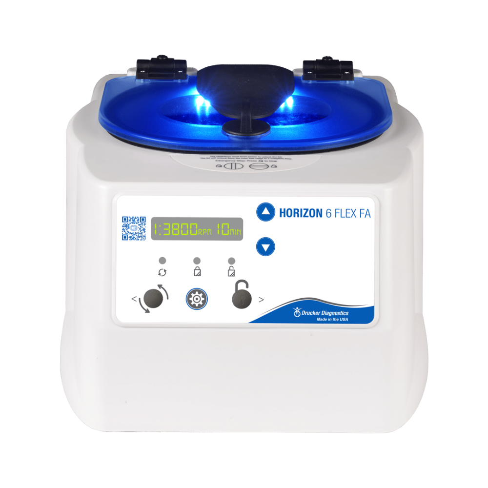 Drucker Diagnostics Model Horizon 6 Flex FA Centrifuge