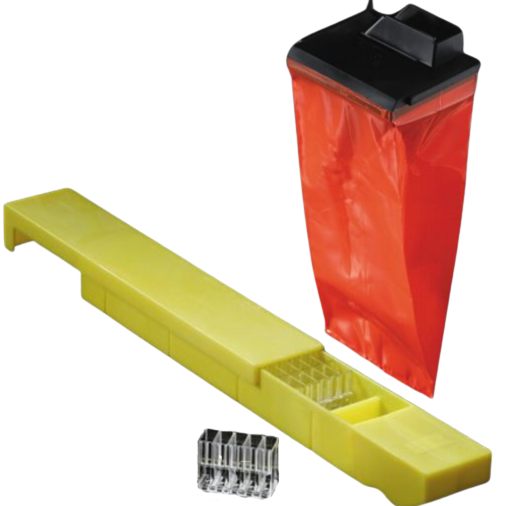 Globe Scientific Cuvette Trays & 24 Disposal Bags for Bayer/Chiron 550 Express & Express Plus, 100 Trays