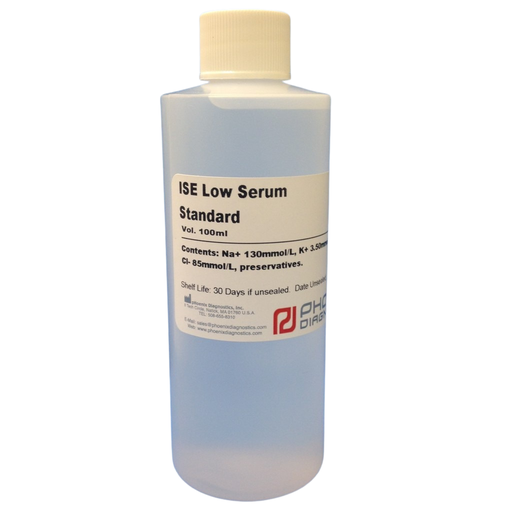 [21-104] Phoenix Diagnostics ISE Low Standard for AU 600, AU 800, AU 1000, AU 5200, 4 x 100ml