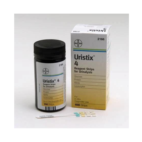 [2166] Siemens 2166 Uristix® 4 Reagent Strips, CLIA Waived, 100/btl