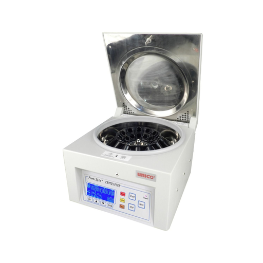 [C8724E-N] PowerSpin DX, Model C8724 Centrifuge, 24 Places with 60 min digital timer, variable speed 1000~3000 rpm with 0-rpm safety lid latch, capacity 24x10 ml tubes, 16x15 ml tubes. 220V DC Motor