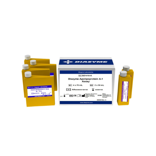 Diazyme Apolipoprotein A-1 Test kit (liquid stable), R1: 4 x 70 ml R2: 2 x 50 ml
