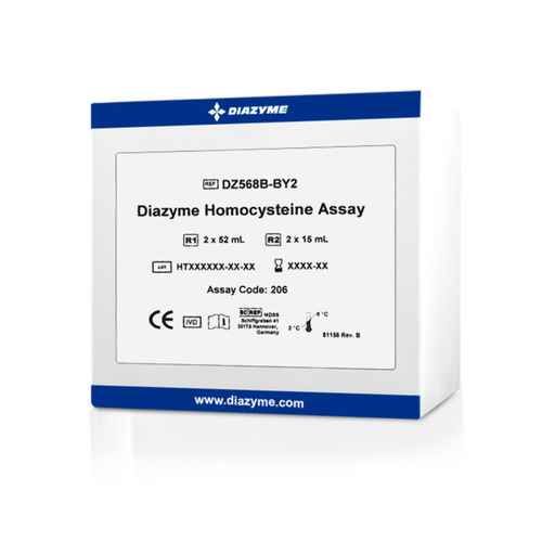 [DZ568B-BY2] Diazyme Homocysteine Enzymatic Assay kit (liquid stable), R1 : 2 x 52 mL R2: 2 X 15 ml